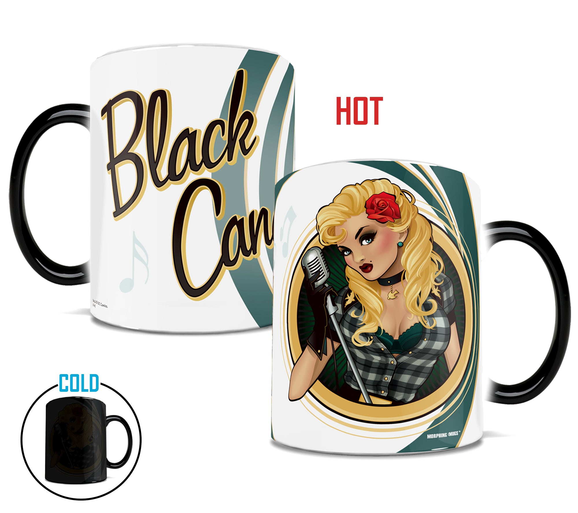 DC Comics (Justice League - Black Canary Bombshell) Morphing Mugs® Heat-Sensitive Mug MMUG091